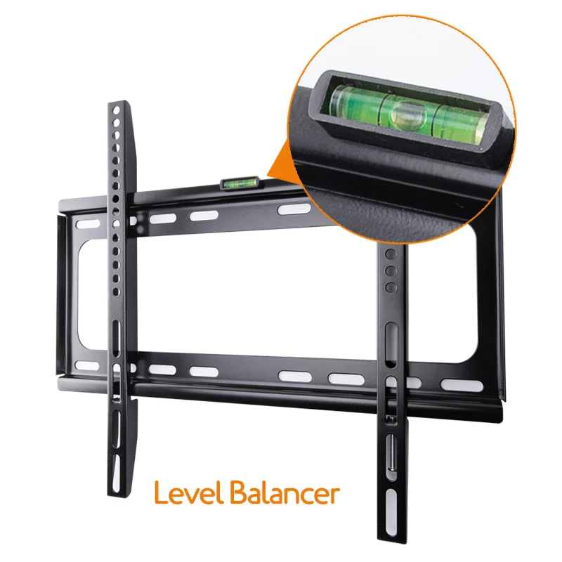 

LVDIBAO Universal Monitor Wall Mount Bracket LCD TV Wall Mount Bracket Suitable for Size 32"-65" Support MAX 50kg