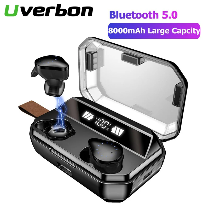 TWS X12 Hi Fi наушники 4000 мА/ч беспроводные Bluetooth V5.0 Стерео шумоподавление Conceling IPX7