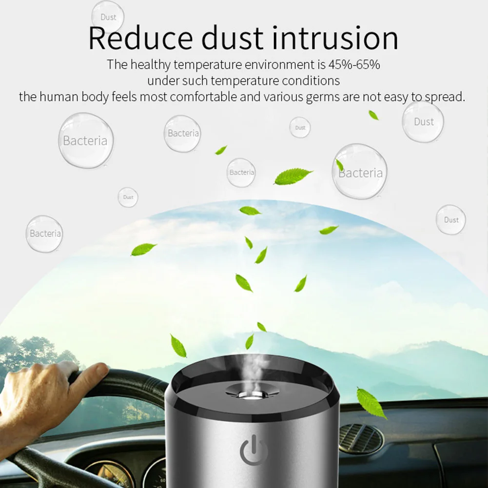 

Automobile Aromatherapy Mist Diffuser Air Purification 100 Ml Aroma Auto-off USB Essential Oil Durable Purifier Car Humidifier