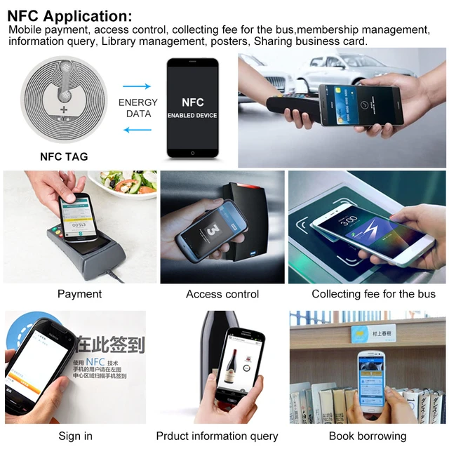 10 x NFC Tags, NXP Chip NTAG216