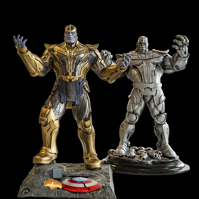 

[New] Large 35cm Avengers 3 Infinity War Thanos Gauntlet model Action Figure Collection Super Hero statue Toy Iron man Kids Gift