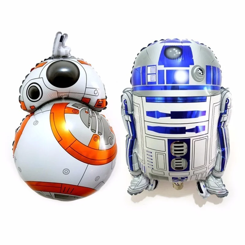 Шарики из алюминиевой фольги BB8 1/2 шт. шарики со Звездными войнами украшения для