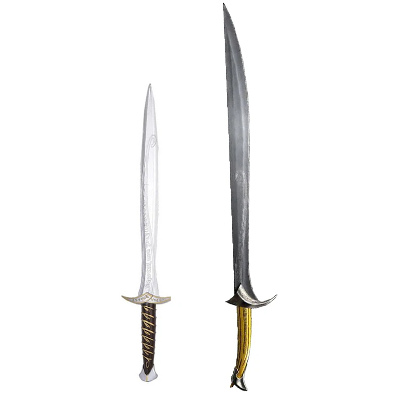 

1: 1 The Lord of the Rings The Hobbit Goblin King Beast Bite Swordarms PU from collector cosplay props 99CM Orcrist Sword