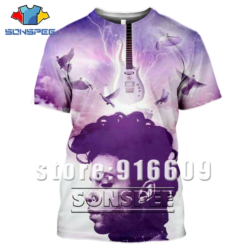 

Newest Summer 3D Print Prince Tshirt Men Women Anime O-neck Guitar Bass Gym T-shirt Casual T Shirts Harajuku Tees Fashion shirts