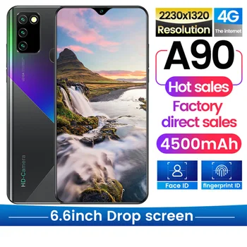 

Smartphone FullScreen8 core +256 GB Android 9.0 Finger Face ID Dual Camera 4G Smart Mobile Cell Phone Handset mobile phones