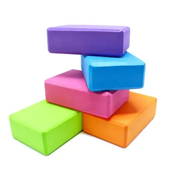 

EVA Yoga Block Colorful Foam Block Brick Exercise Fitness Tool Exercise Workout Stretching Aid Body Shaping Health Training 8