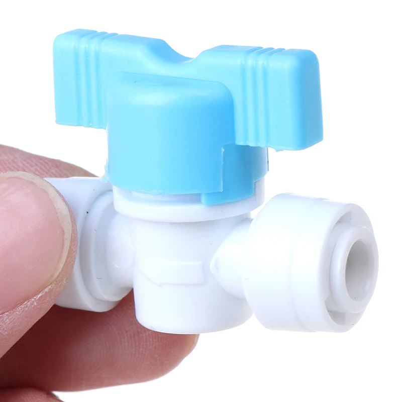 2 PCS/lot Plastic 1/4" OD Tube Tee Type PE Pipe Fitting Hose Quick Connector Aquarium RO Water Filter Reverse Osmosis System |