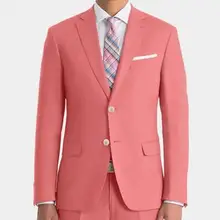 Мужские костюмы, мужские свадебные смокинги для жениха, мужская куртка, 2 предмета, на заказ, пиджак для костюма, Masculino, 2 пуговицы