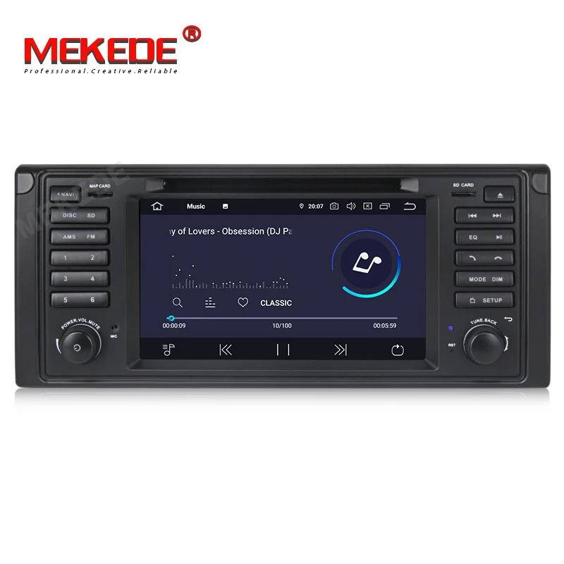 Excellent MEKEDE PX5 7"HD IPS 8 Core Android 9.0 GPS Navigation Car DVD Player for BMW E39 5 Series/M5 1997-2003 with DSP RDS Canbus 5