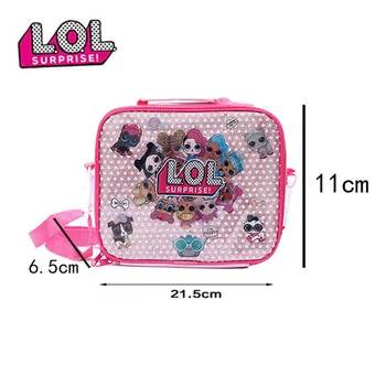 

2020 New LOL Surprise Doll Primary School Bag Pencil Bag Lunch Bag Children's School Bag Three-piece Birthday Gifts