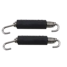 2 шт. универсальный мотоцикл нержавеющая сталь Пружинные крючки для Akrapovic SC проект AR выхлопной трубы