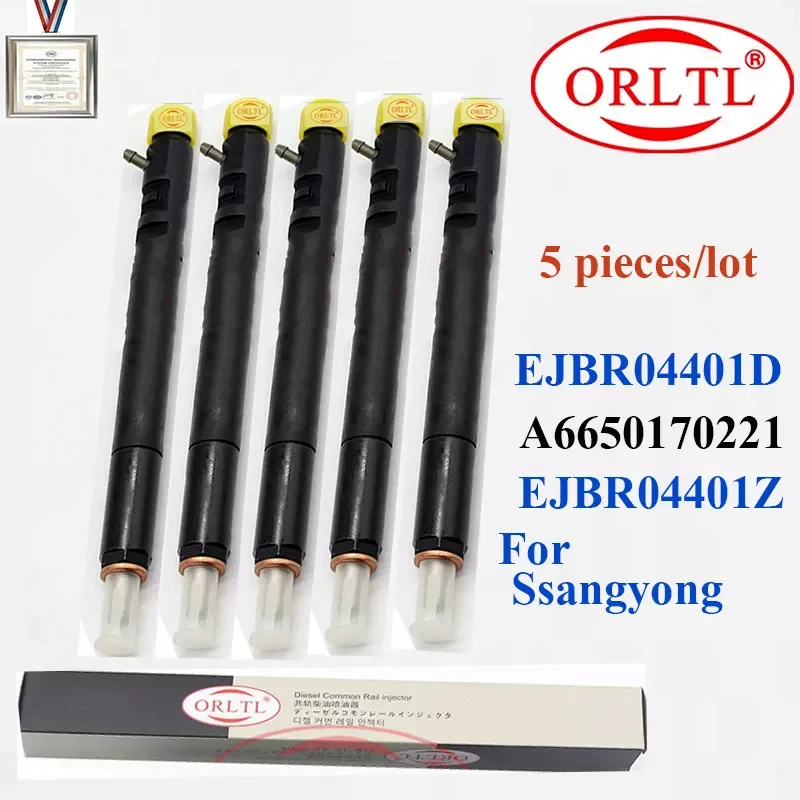 5PC Diesel Injector EJBR04401D EJBR04501D EJBR03401D EJBR02601Z EJBR04701D A6640170222 A6640170121 Nozzle For SSANGYONG Euro4/3 |