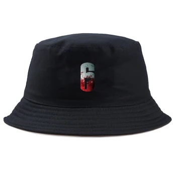 

Clancy's Rainbow Six Siege cool Bucket Hat Unisex Bob Caps Hip Hop Men women Summer Panama Sun Fishing fisherman Hats boy girl