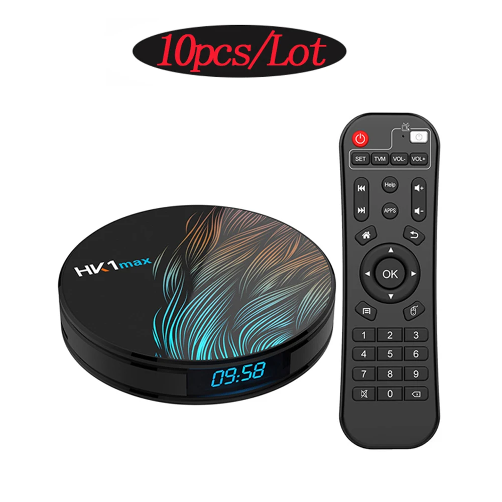 ТВ-приставка HK1MAX Android 10 0 2 4 ГГц/5G Wi-Fi RK3328 четырехъядерный процессор 4K HD