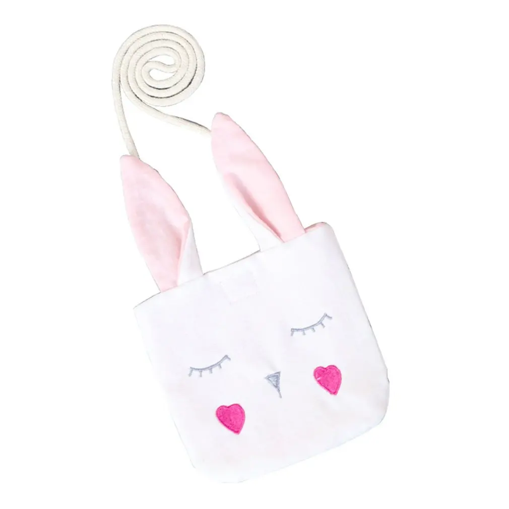 Модная меховая сумка-мессенджер с кроликом для девочек, повседневная плюшевая сумка-мессенджер с кроликом, Детская сумка через плечо