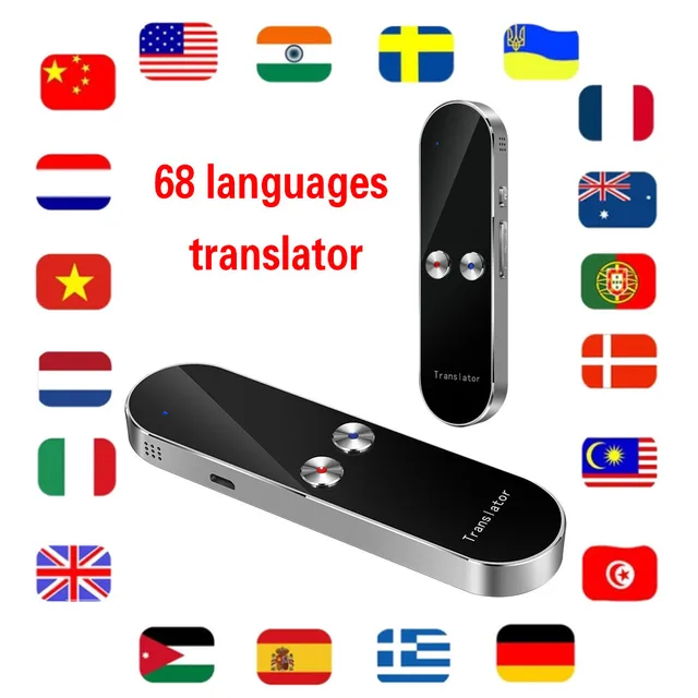 $US $32.80  2019 Interpad Smart Language Translator Intelligent Handheld Voice Translation Machine Support 68 L