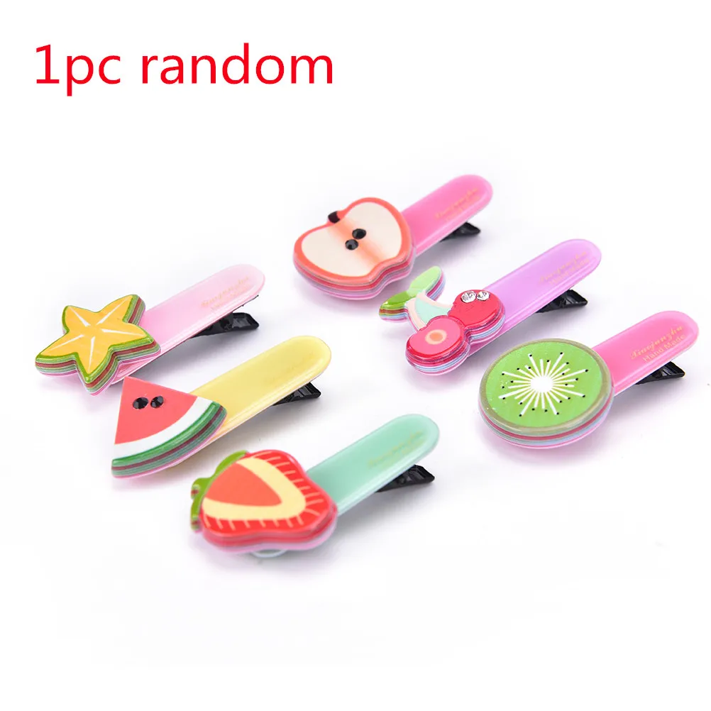 Lovely Cartoon Fruit Hair Clips Girls Hair Accessories Headwear Hairpins Children