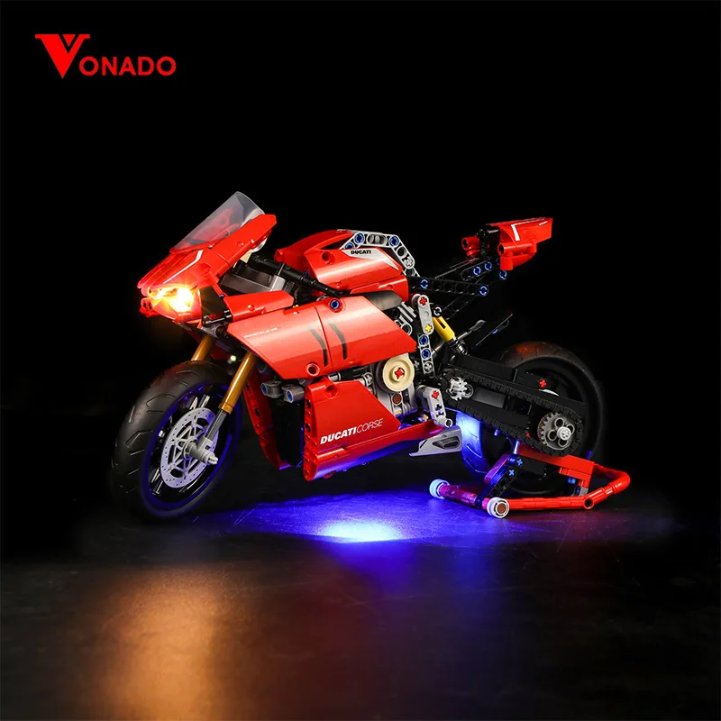 Комплект светодиодной подсветки для Technic Ducati Panigale V4 R LEGO 42107 (только светодиоды в