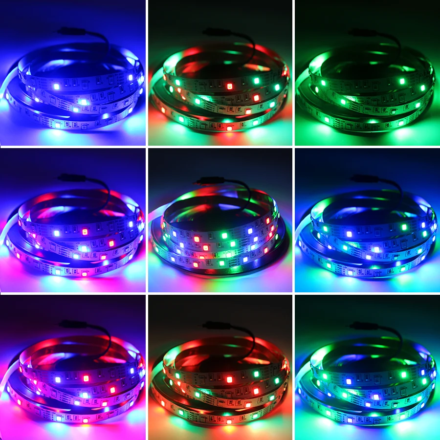 DC-USB-LED-5V-Strip-RGB-PC-Flexible-Light-60LED-m-SMD-2835-50CM-5M-USB (2)