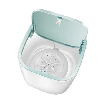 

Electric Automatic Washing Machine Barrel Type USB Charging Portable Mini Household Washer With Dehydration Function Travel Trip