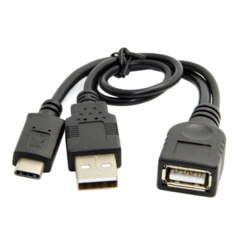 

USB C OTG Adapter Cable for Samsung S10 S10+ Xiaomi Mi 9 Android MacBook Mouse Gamepad Tablet PC Type C OTG USB Cable