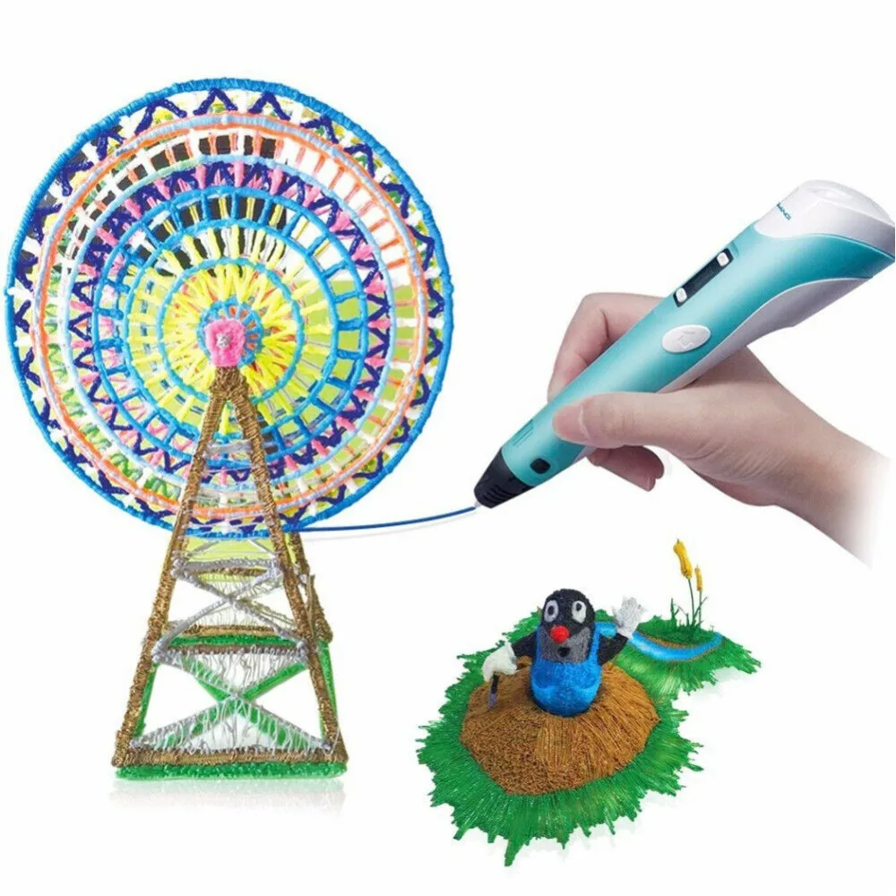 3D Ручка для рисования Doodler, ручка для стереоскопической печати, Подарочные игрушки для детей, контроль температуры, безопасная ручка для взрослых, четыре цвета
