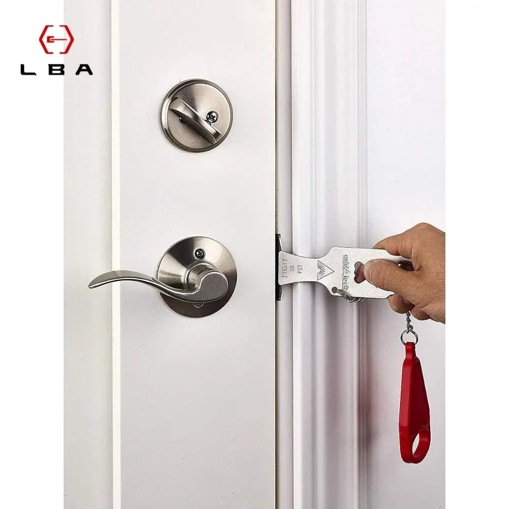 Portable Hotel Door Lock Locks Self-Defense Door Stop Travel Travel Accommodation Door Stopper Door Lock - Image 6