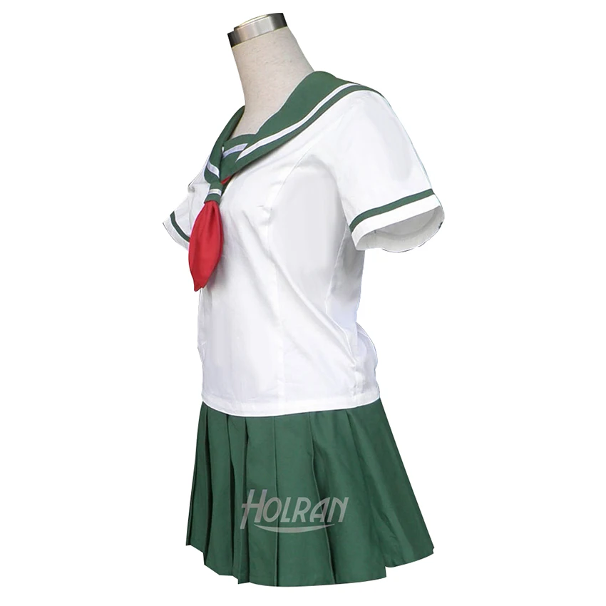 HOLRAN аниме Inuyasha косплей костюм Cos Higurashi Кагоме японская школьная форма Набор Хэллоуин вечерние для мужчин/женщин полный комплект