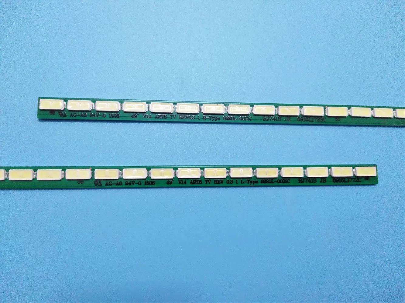 5 комплектов = 10 шт. светодиодная подсветка для LG 49UB8800 49UB8200 49UF695V 6922L-0128A 6916l1722B 6916l1723B