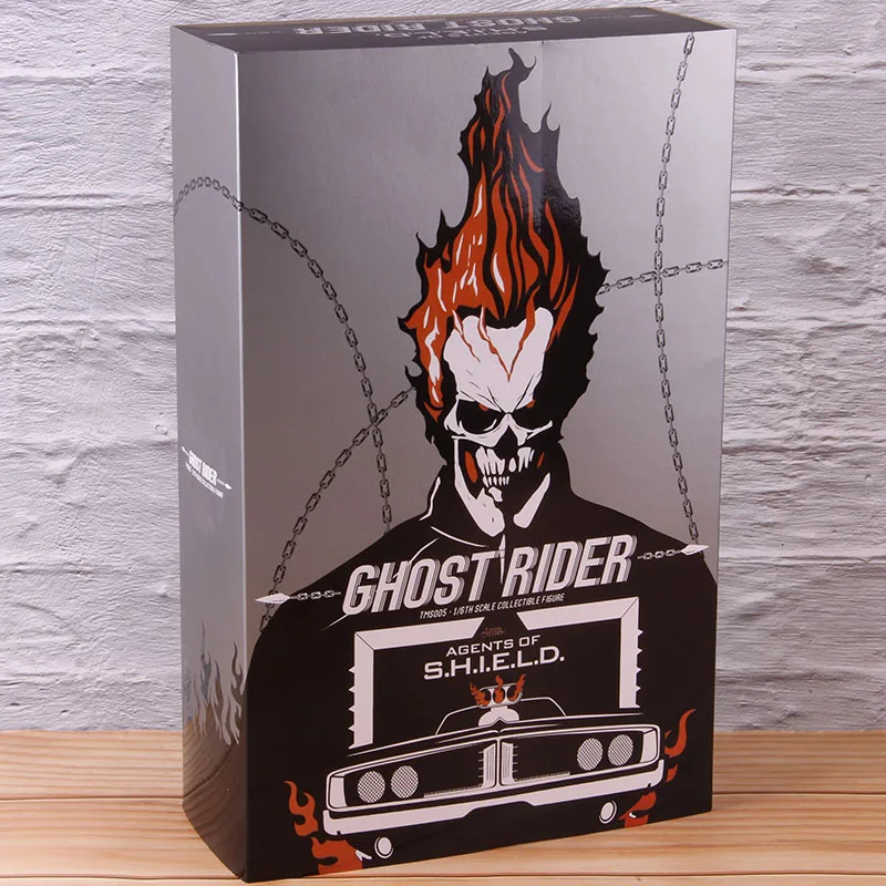 Горячие игрушки TMS 005 Marvel агенты Щ. И. Т. SHIELD Ghost Rider фигурка экшн 1/6 масштаб Коллекционная модель игрушки с светодиодный светильник