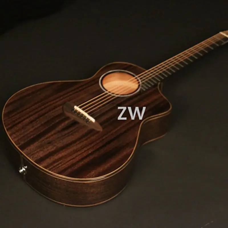 39In Electric Acoustic Guitar With Pickups Sapele Top and Backside y Small Sound Good Quality | Спорт и развлечения