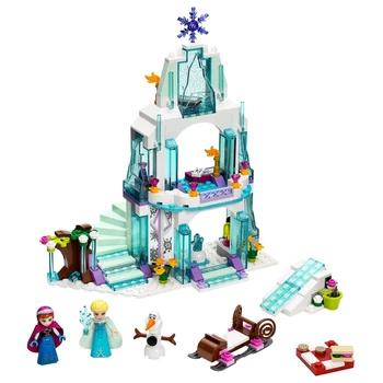 

316pcs Snow Queen Dream Princess Elsa Ice Castle Building Blocks Elsa Anna Olaf Figures Blocks Bricks Model Kit Toys Gifts 41062