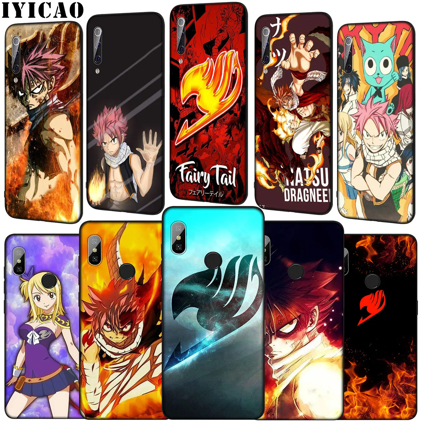 Мягкий чехол для телефона IYICAO fairy tail Anime Xiaomi Mi 10 9 9T A3 Pro CC9 CC9E 8 SE A2 Lite A1 6 pocophone f1 Mi9 |