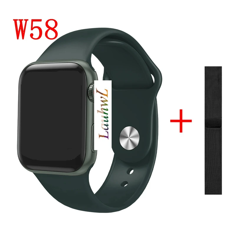 3 IWO 12 lite Bluetooth умные часы W58 серия 5 пульсометр Монитор артериального давления спортивные часы для Xiaomi Apple Iphone PK P70 P80 - Цвет: 3