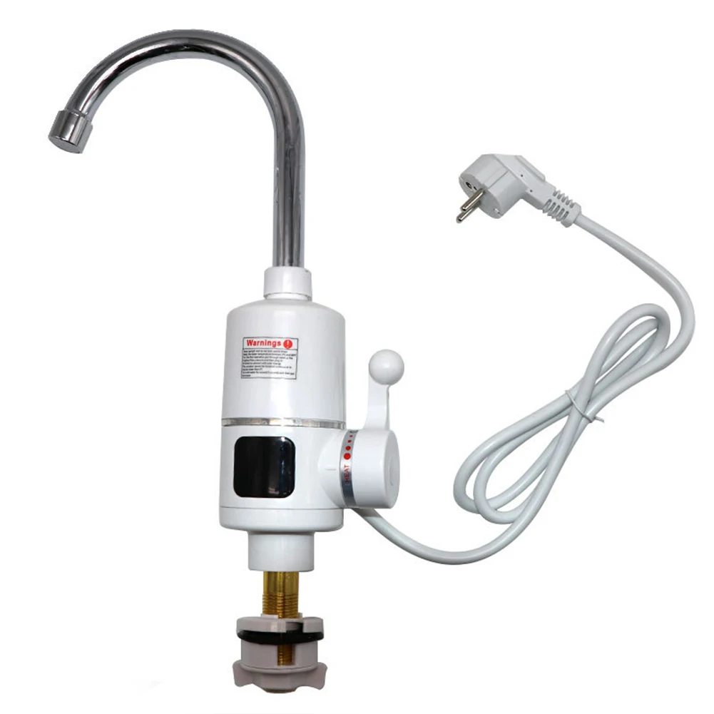 

3000W Instant Hot Water Faucet Kitchen Water Heater Electric Tap Heating Tankless Instantaneous Water Heater EU Plug