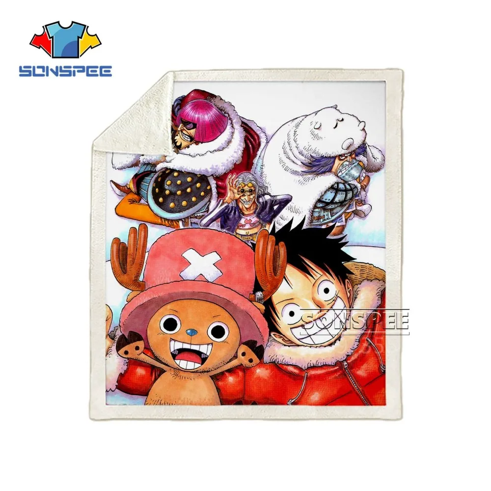 SONSPEE one piece partner аниме Harajuku для детей и взрослых 3d принт одеяло теплое покрывало для дивана осеннее постельное белье для путешествий для отдыха K172