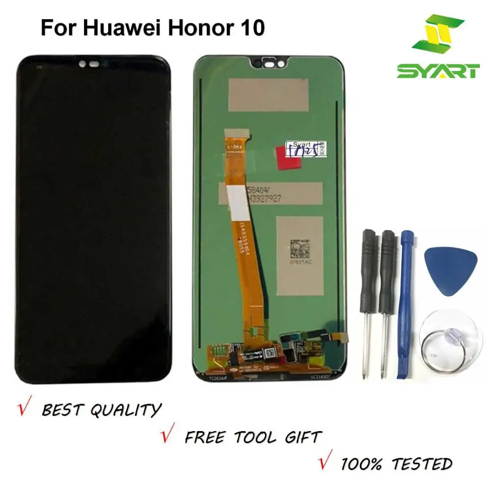 5 84 ''ЖК-дисплей экран для Huawei Honor 10 ЖК-дисплей сенсорный дигитайзер сборка honor10