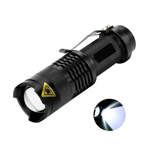 SK68 white light УФ-вспышка светильник фонарь Мини Q5 портативный зум наружный светильник водонепроницаемый масштабируемый светодиодный фонарь 14500 AA лампа белый зеленый синий красный УФ - Испускаемый цвет: SK68 white light