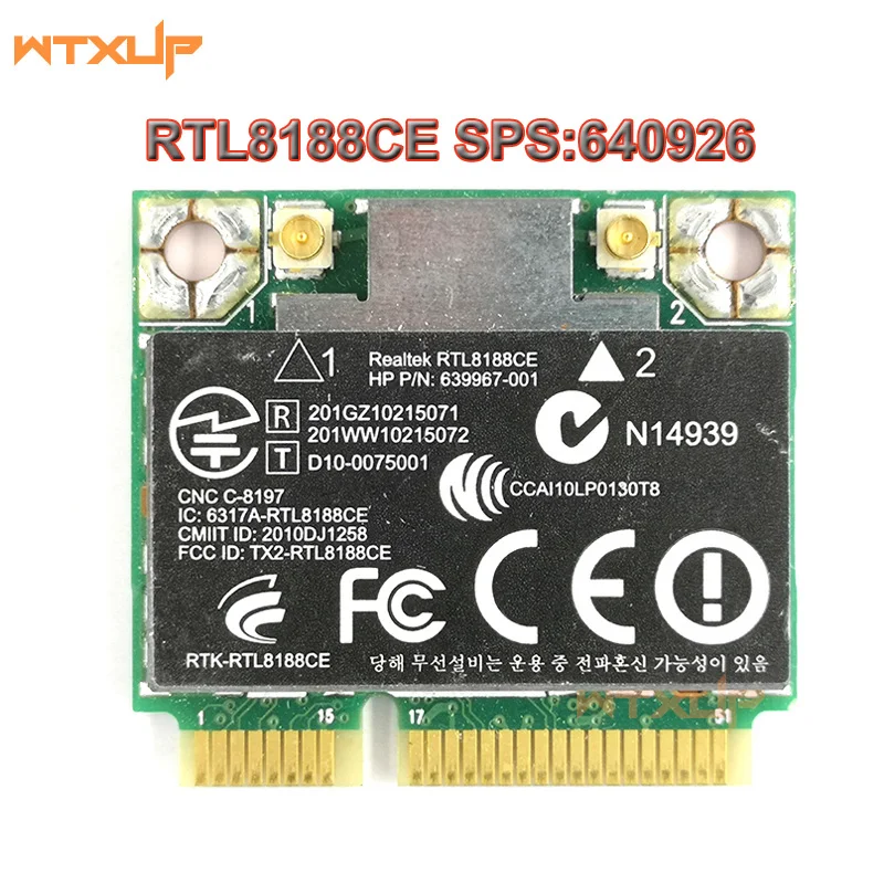 Realtek RTL8188CE 640926-001 639967-001150Mbps беспроводной адаптер для ноутбука, Wi-Fi карта для HP 4431S 4436S 4430S 4535s 4730s CQ43 CQ57