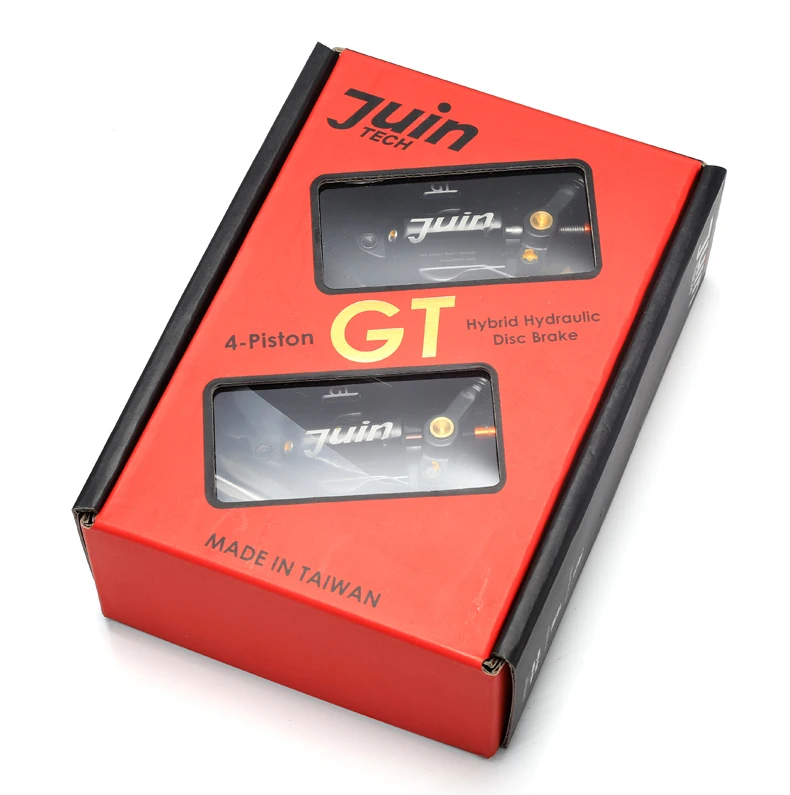 Juin Tech GT-P 4 поршни Сверхлегкий Гидравлический дисковый тормоз набор суппорт горный велосипед дорожный CX гравий двойной боковой привод тормоза