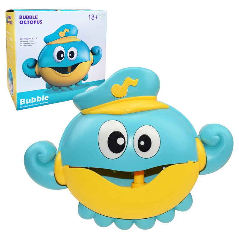 Bubble Crabs Baby Bath Toy Funny Toddler Bath Bubble Maker Pool Swimming Bathtub Soap Machine Bathroom Toys for Children Kids 13