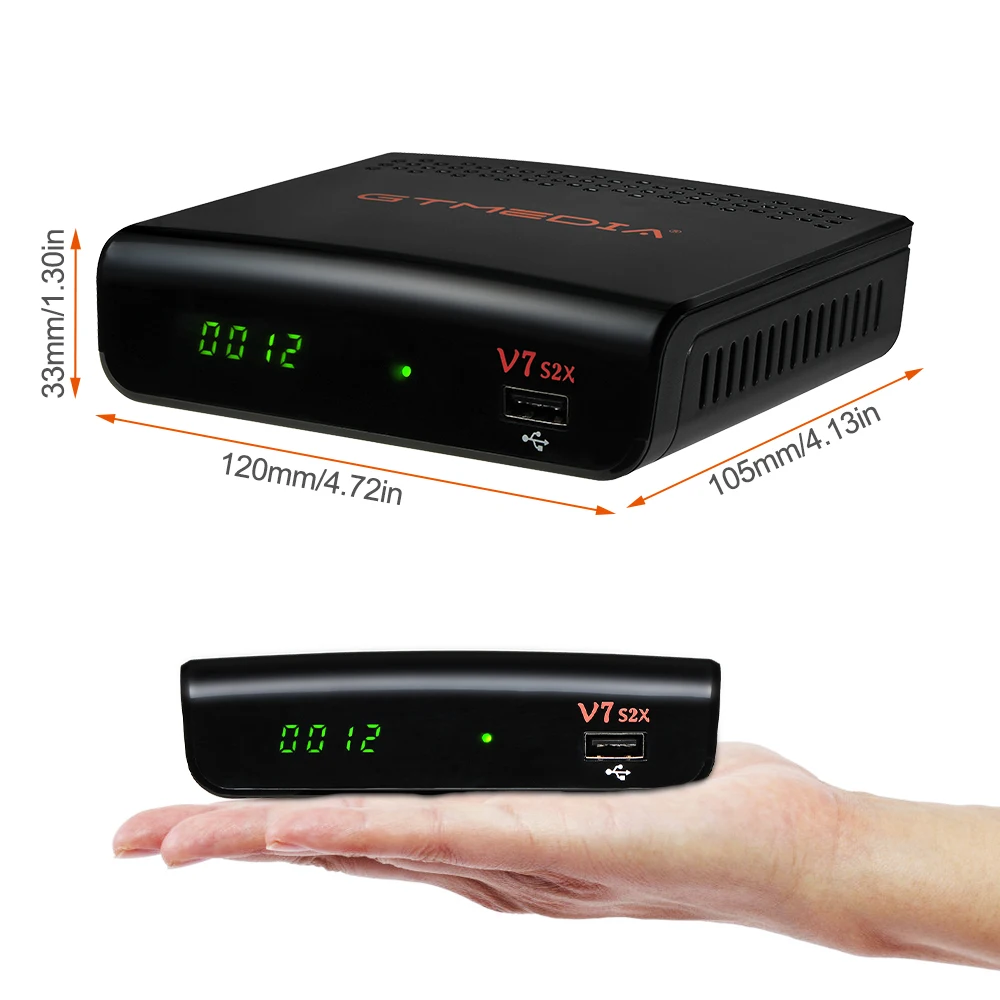 Atualização do Receptor de gt Receptor de Satélite Gtmedia Original 1080p Media V7s hd H.265 Usb Wi-fi Nenhum Aplicativo Incluído v7 S2x Dvb-s2 - Image 5