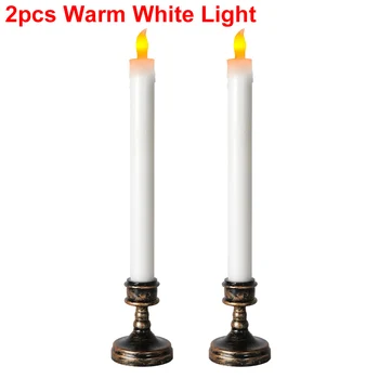 

Led Electric Party Window Candle Bar Home Battery Operated Hotel Flameless Lights Decoration Bright Multifunctional With Holder
