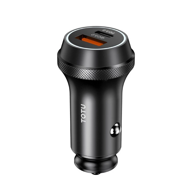 TOTU телефон usb зарядный кабель мини двойной USB Автомобильное зарядное устройство для мобильного телефона