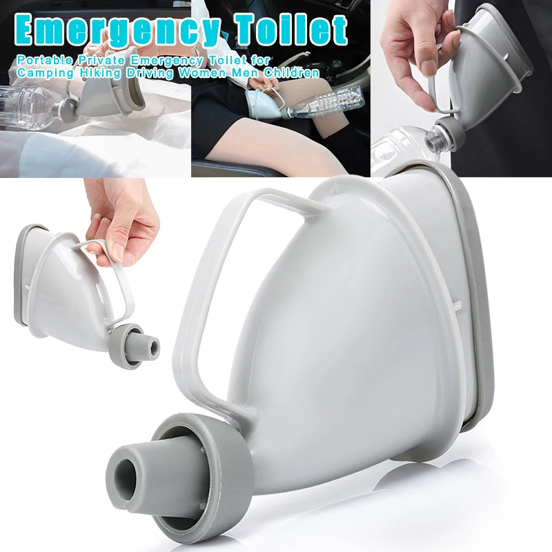 

Portable Private Emergency Toilet for Camping Hiking Women Men Children Outdoor Driving Cars Emergency Urinal