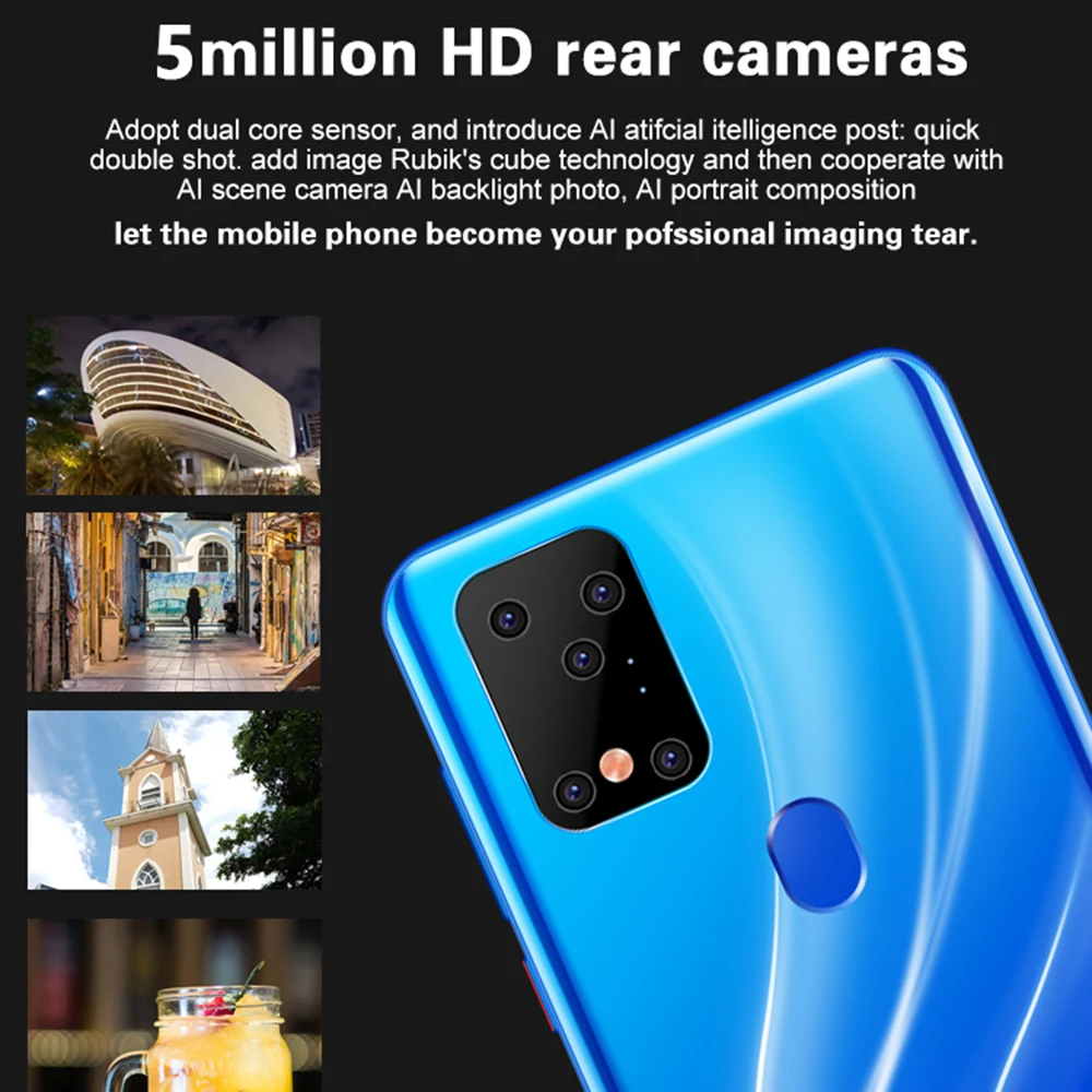 SOYES S21 Plus Mobile Phones Android 10.0 Cell Phones 6.7 inch 2GB RAM 32GB ROM Smartphones 4800mAh Telephones