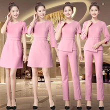 Униформа медсестры женский больничный медицинский комплект одежды скрабы униформа для салонов красоты спа массаж Женский костюм в китайском стиле