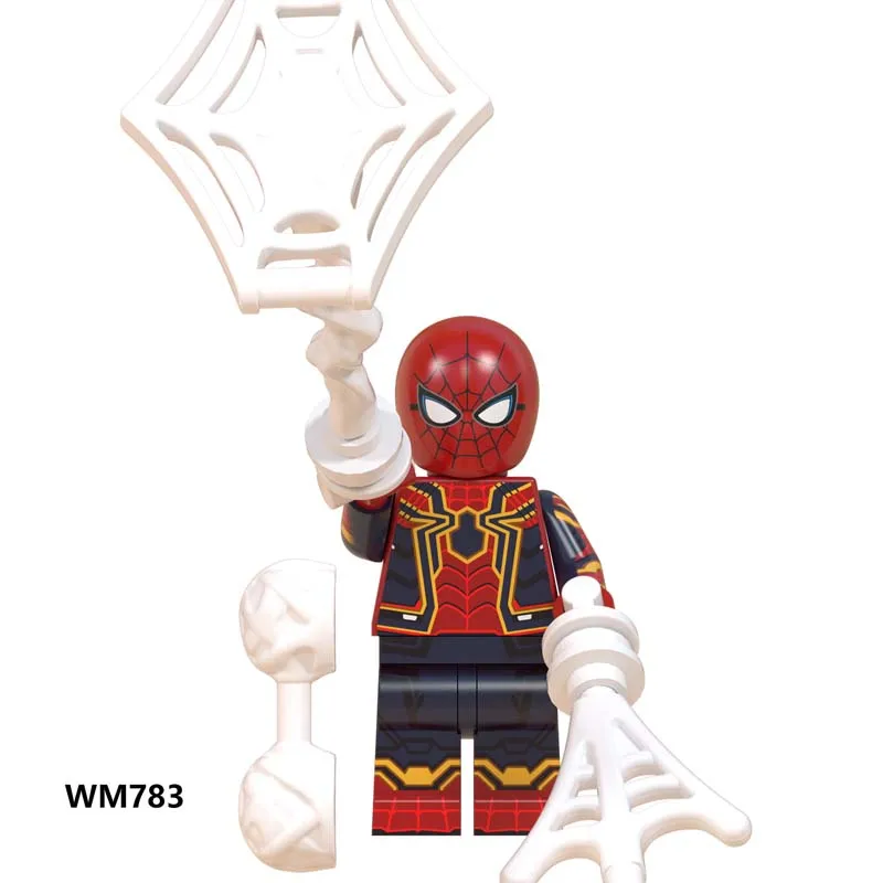 Один фильм Marvel Человек-паук Веном вдали от дома Mysterio Питер Паркер коллекция Человек-паук Строительные блоки детские игрушки - Цвет: WM783