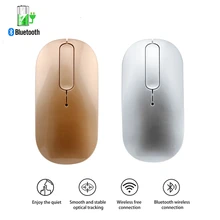 CHYI Bluetooth 4,0 Беспроводная перезаряжаемая компьютерная мышь Мини Сенсорная оптическая ПК Mause Бесшумная ультра тонкая эргономичная мышь для ноутбука