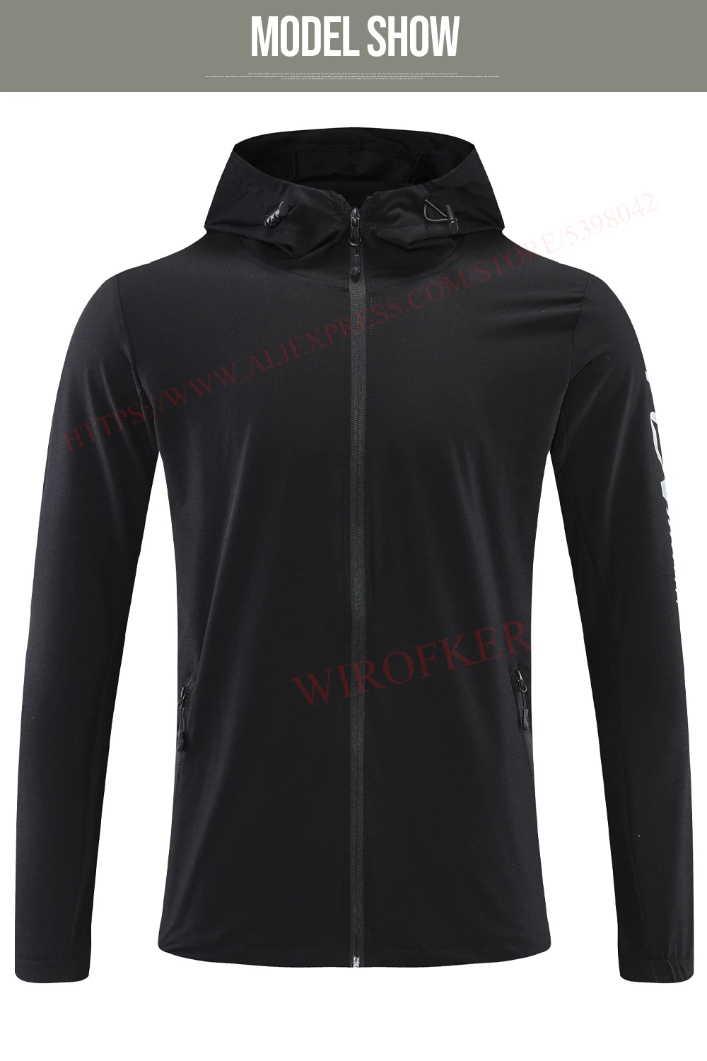 Men Fitness Jackets Quick Dry Zipper Hooded Workout Coats 2021 New Male Gym Sportswear Top Running Hoodies
